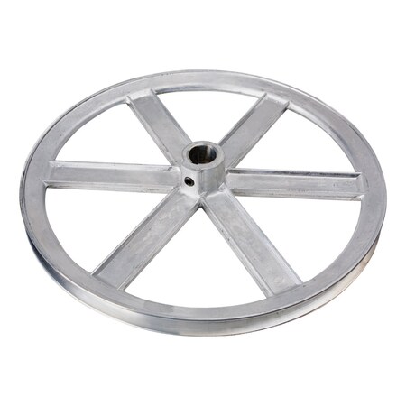 Chicago Die Casting Chicago Die Cast 6 in. D X 1/2 in. D Zinc Single V-Grooved Pulley 600A5